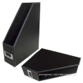 High Quality Magazine PU Leather Desktop File Holder,